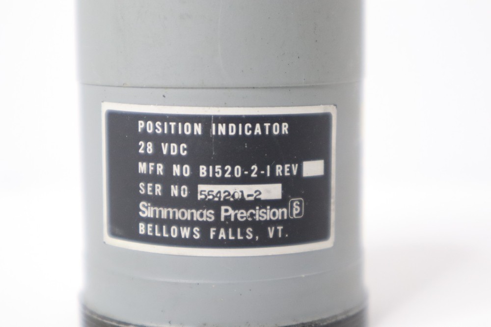 Simmonds Precision B1520-2-1 Position Indicator (28 VDC)