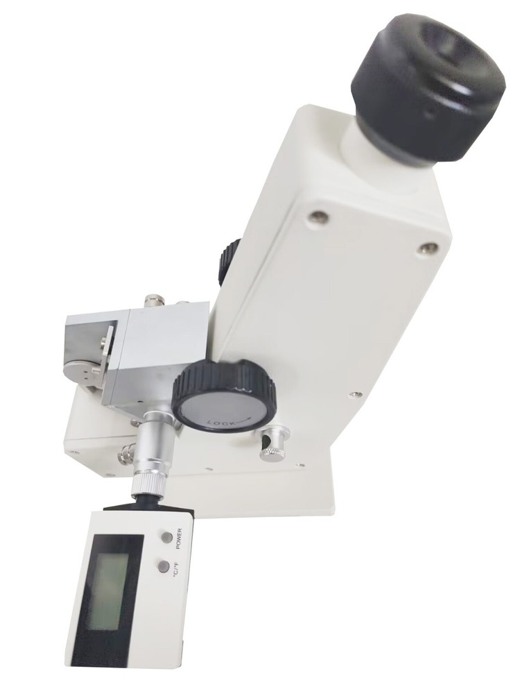 Digital Monocular Refractometer ABBE Refractometer with Range 1.3000-1.7000 nD