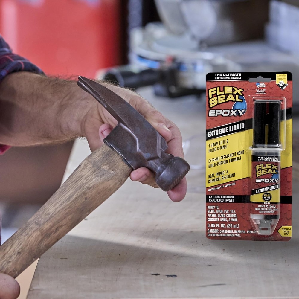 Flex Seal Epoxy, Extreme Liquid, Multi-Purpose, Durable, Permanent, Watertight,