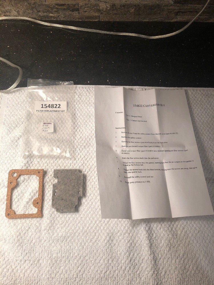 New Toro Century Heater Filter Gasket Conversion Kit