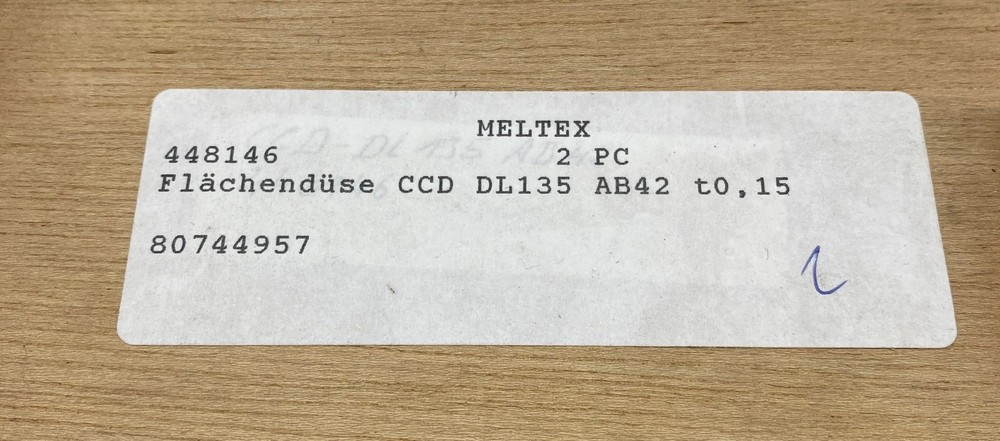 Meltex CCD DL135 AB42 Hot Melt Application System Base B47C05