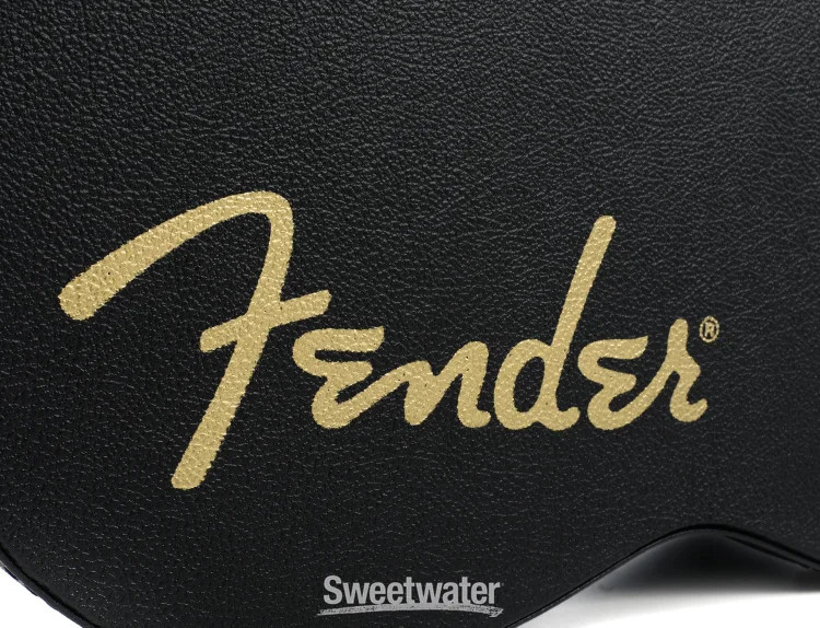 Fender Classical/Folk Guitar Multi-fit Hardshell Case - Black with Black Plush