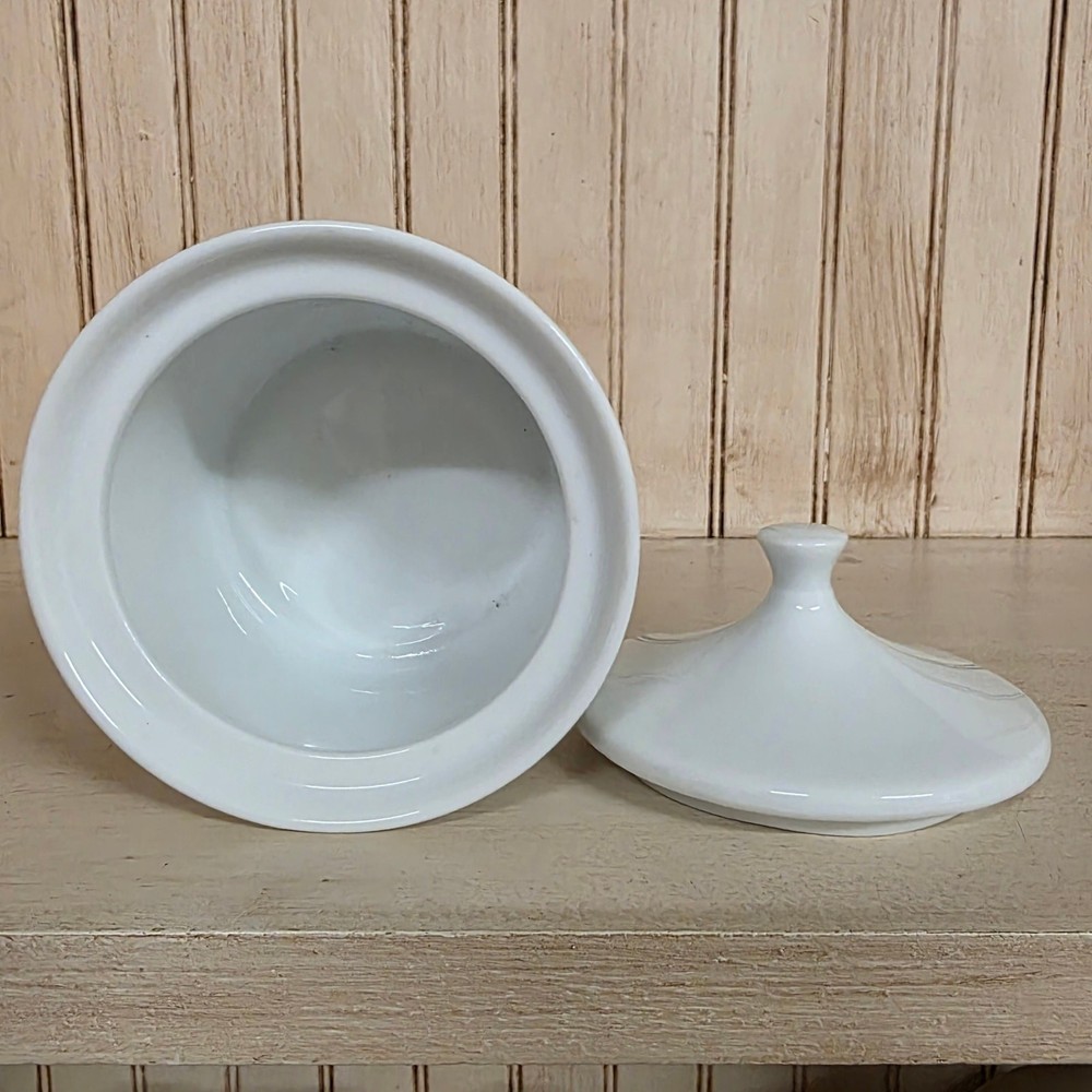 Corelle Shadow Iris Sugar Bowl w/ Lid Floral Replacement