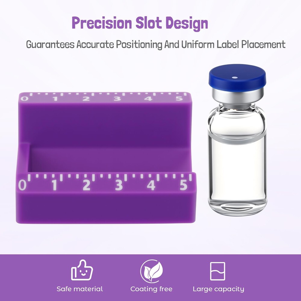 2 Pcs Vial Label Applicator Bottle Labeling Application Tool for Small Jars Esse