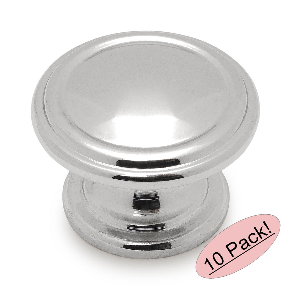 *10 Pack* Cosmas Cabinet Hardware Polished Chrome Knobs - #1426CH