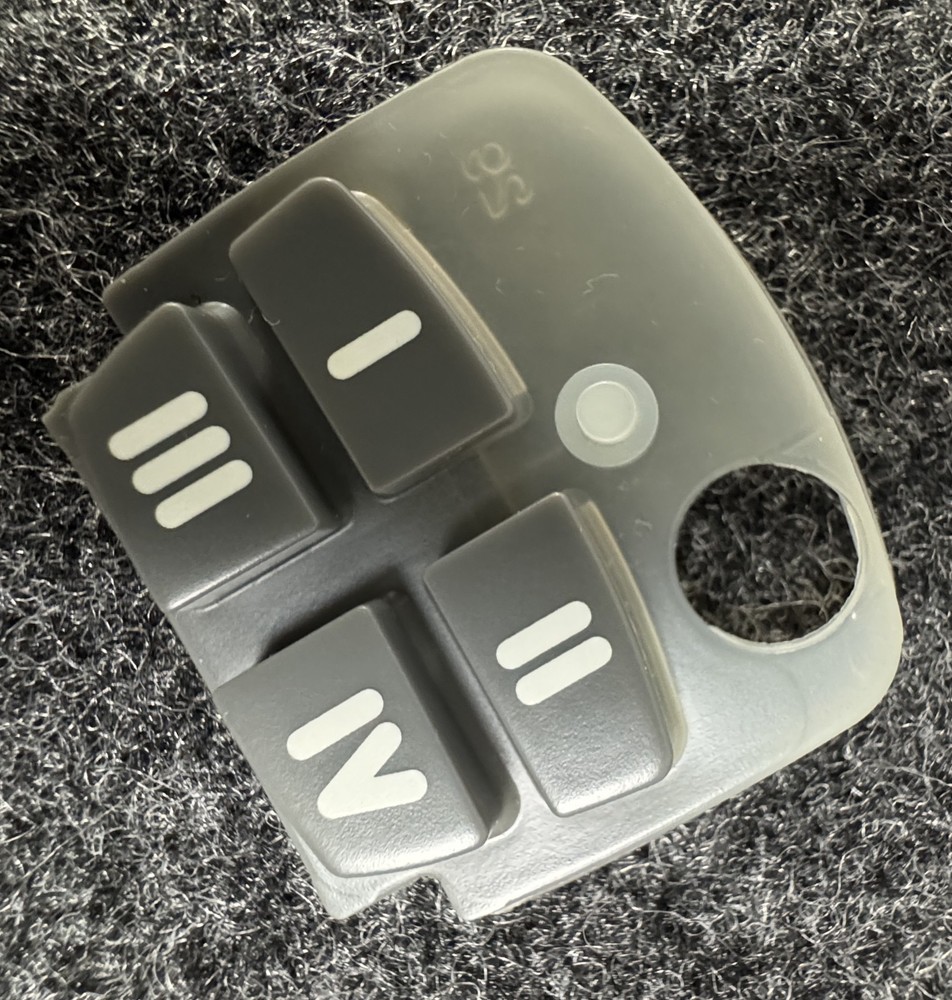 PYTHON EZSDEI475 476P 476T 4 BUTTON REPLACEMENT KEYPAD BUTTONS/ORIGINAL DIRECTED