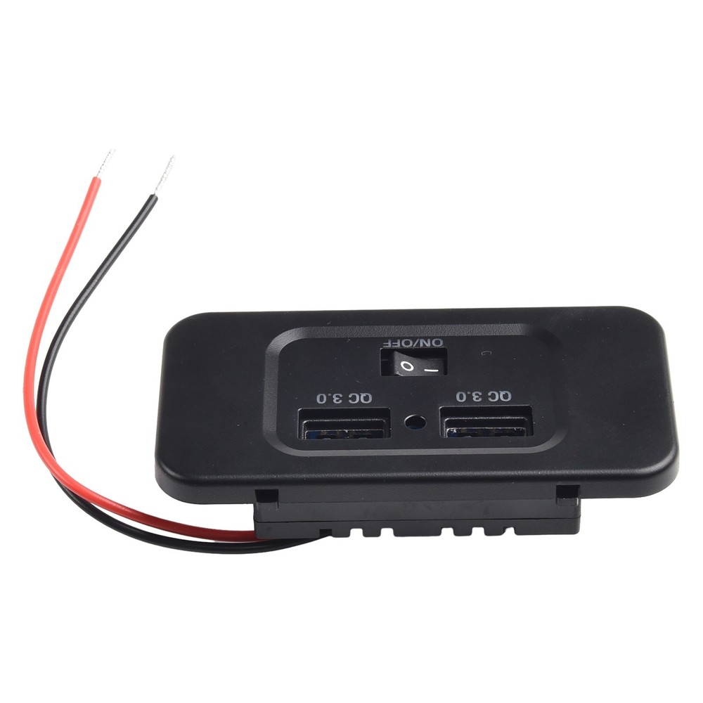 Versatile Performance Quick Charge 3 0 Dual USB Car Fast Charger Panel Outlet