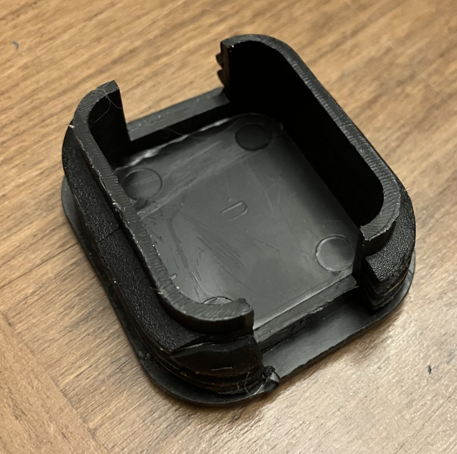 Ebay Plastic End Cap 2" x 1 3/4"