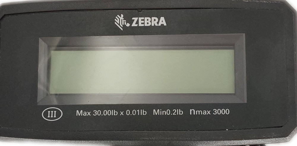 Zebra MX201 Commercial Food Scale Pole Display