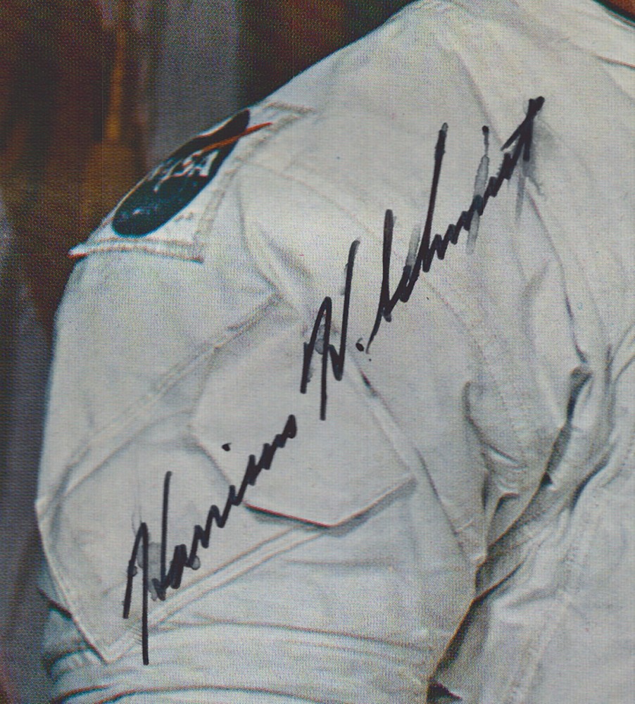HARRISON "JACK" SCHMITT - AUTOGRAPHED SIGNED PHOTOGRAPH