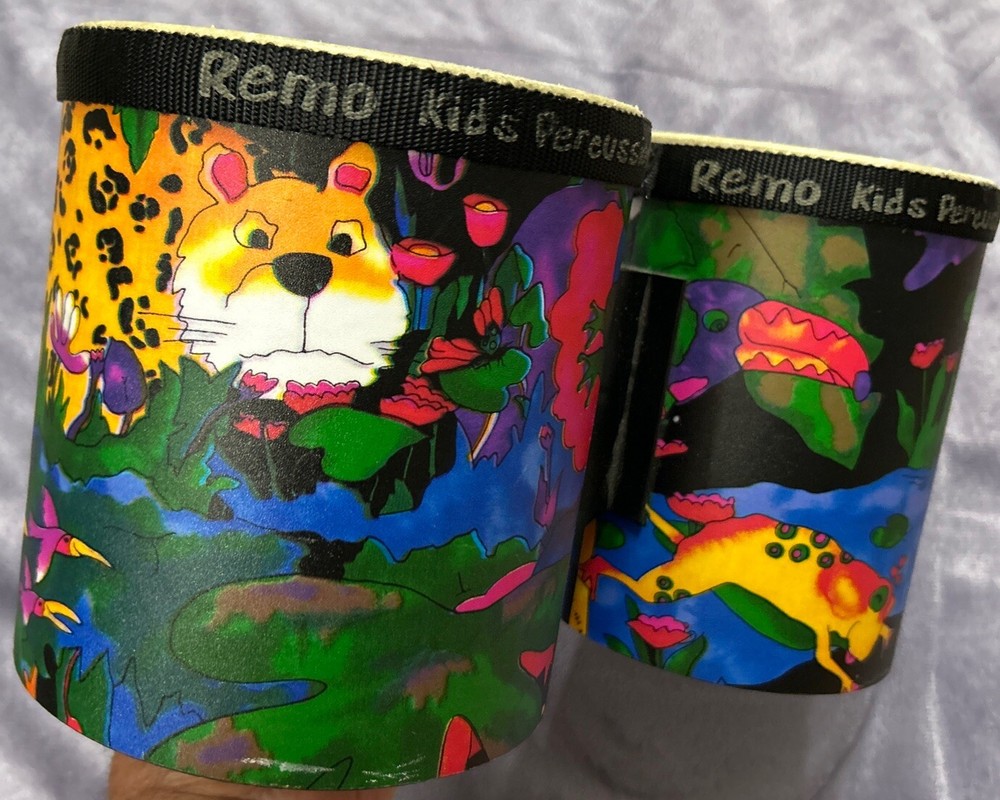 Remo Kid's Percussion Rain Forest Bongos