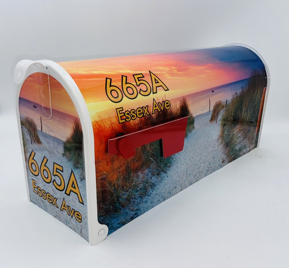 Sunset Custom Mailbox: Personalized Gifts