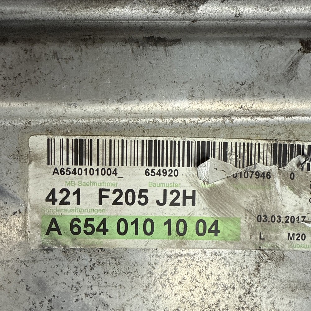 2016 MERCEDES E CLASS INTERCOOLER RADIATOR A6540101004