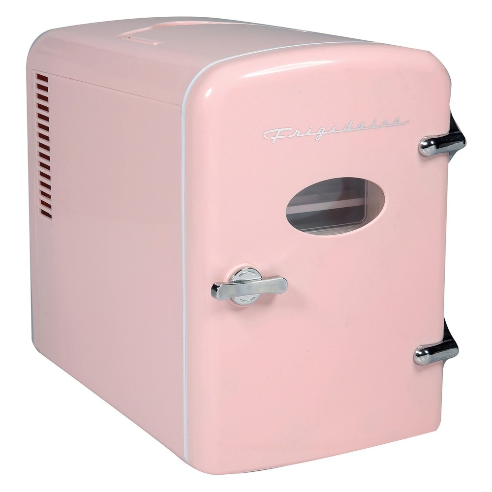 9-Can 48W Portable Retro Mini Refrigerator