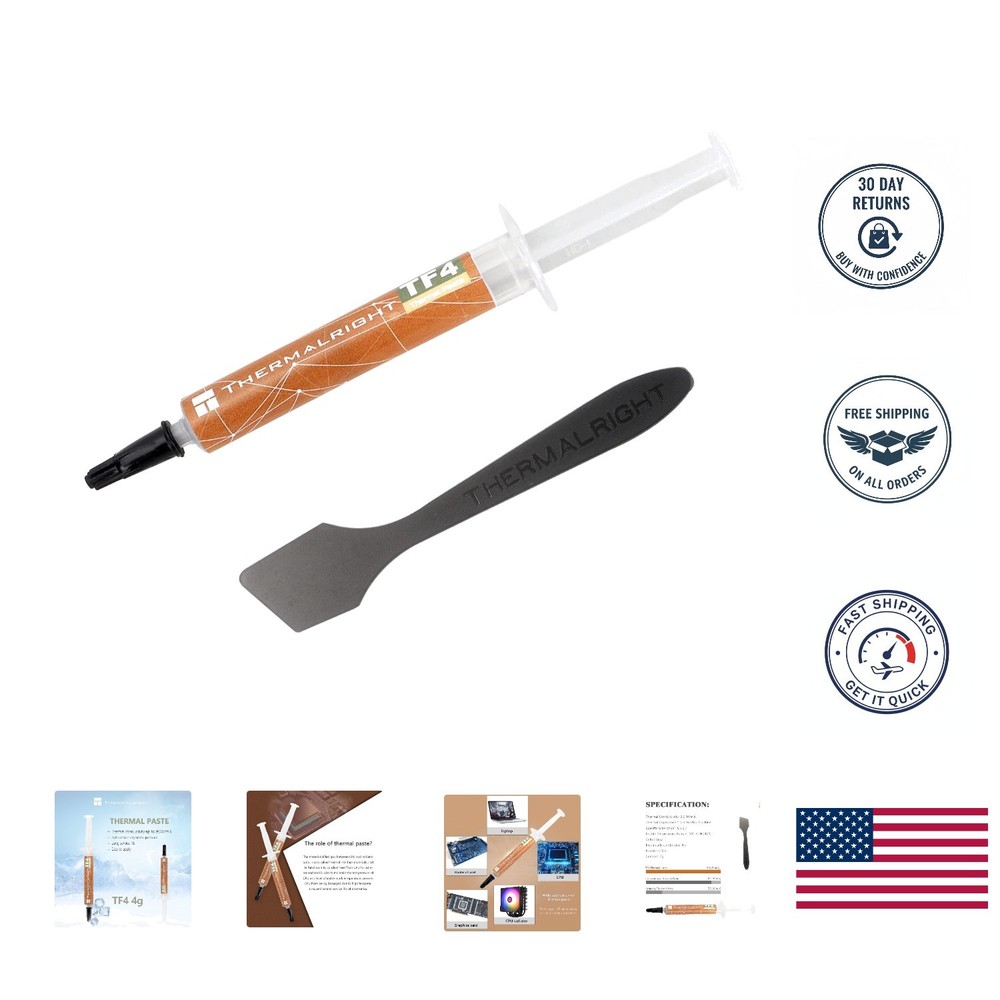 High Conductivity Thermal Paste 4g - Easy Application for Optimal Cooling