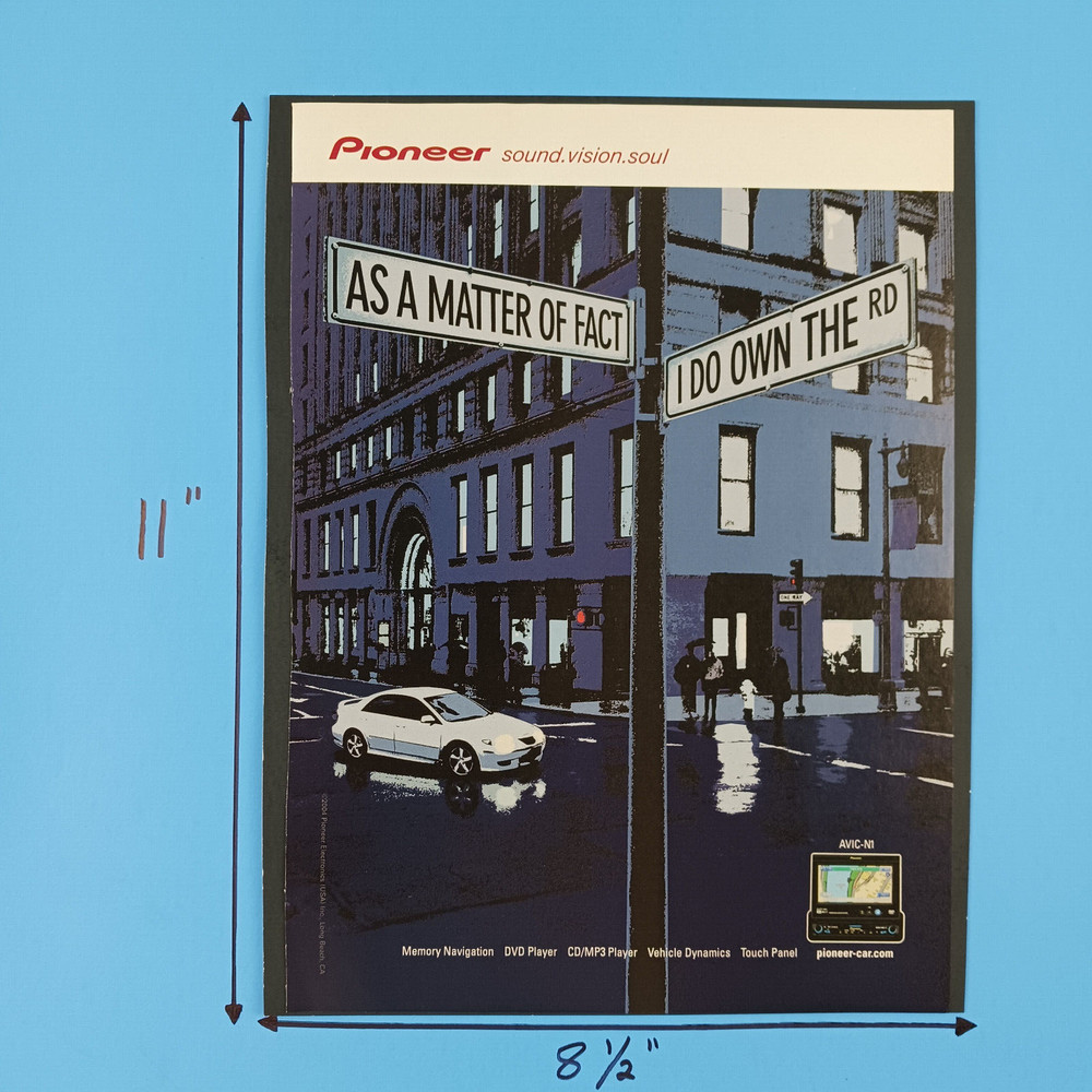 2004 Pioneer Print Advertisement