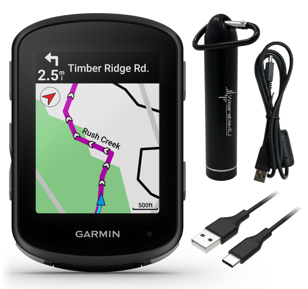 Garmin Edge 540 GPS Cycling Computer Button Controls with Power Bank