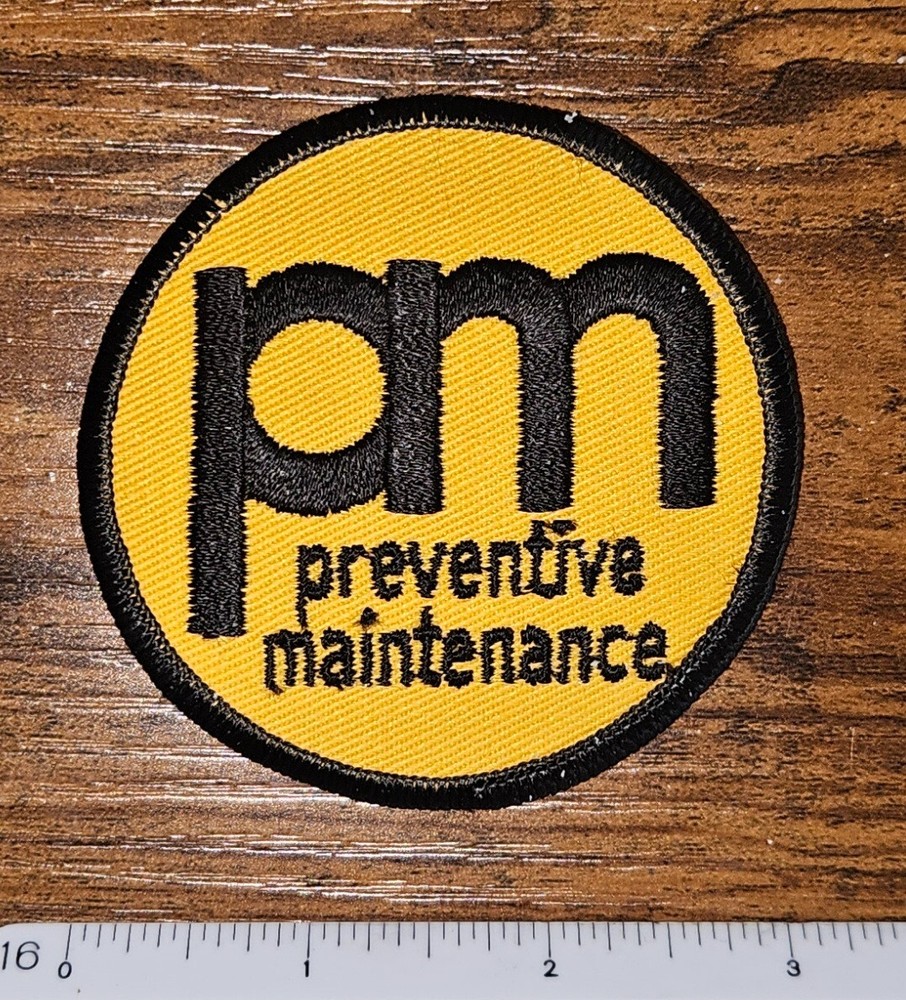 Preventative Maintenance Auto Mechanic Jacket Trade Patch