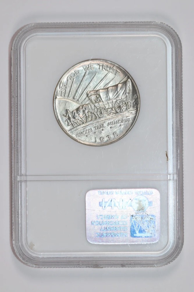 1938 OREGON COMMEMORATIVE HALF DOLLAR NGC MS65
