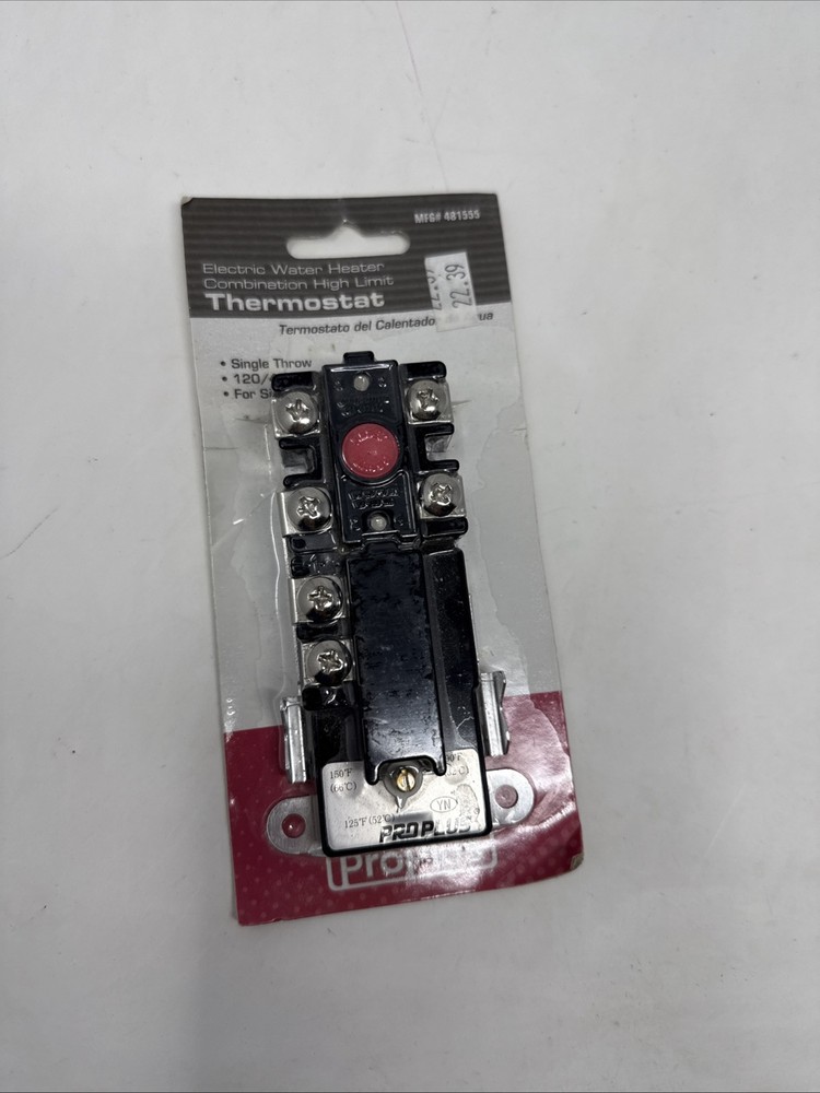 ProPlus 481555 Electric Water Heater Combination High Limit Thermostat NEW NOS