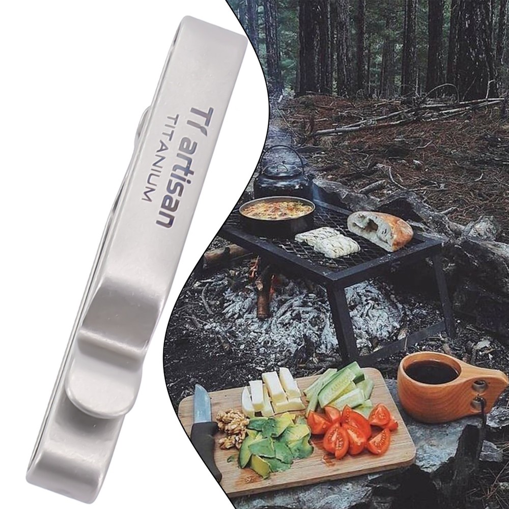 Practical Titanium Keychain Key Ring Holder Rust Resistant and Sturdy Material