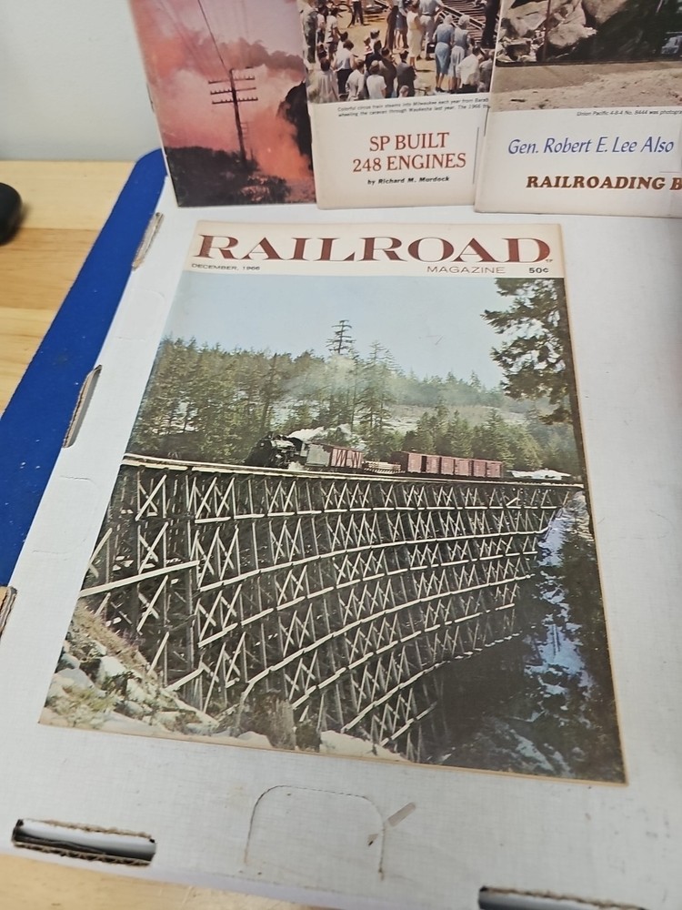 Railroad Magazines 1966 Incomplete 6 Issues Only.