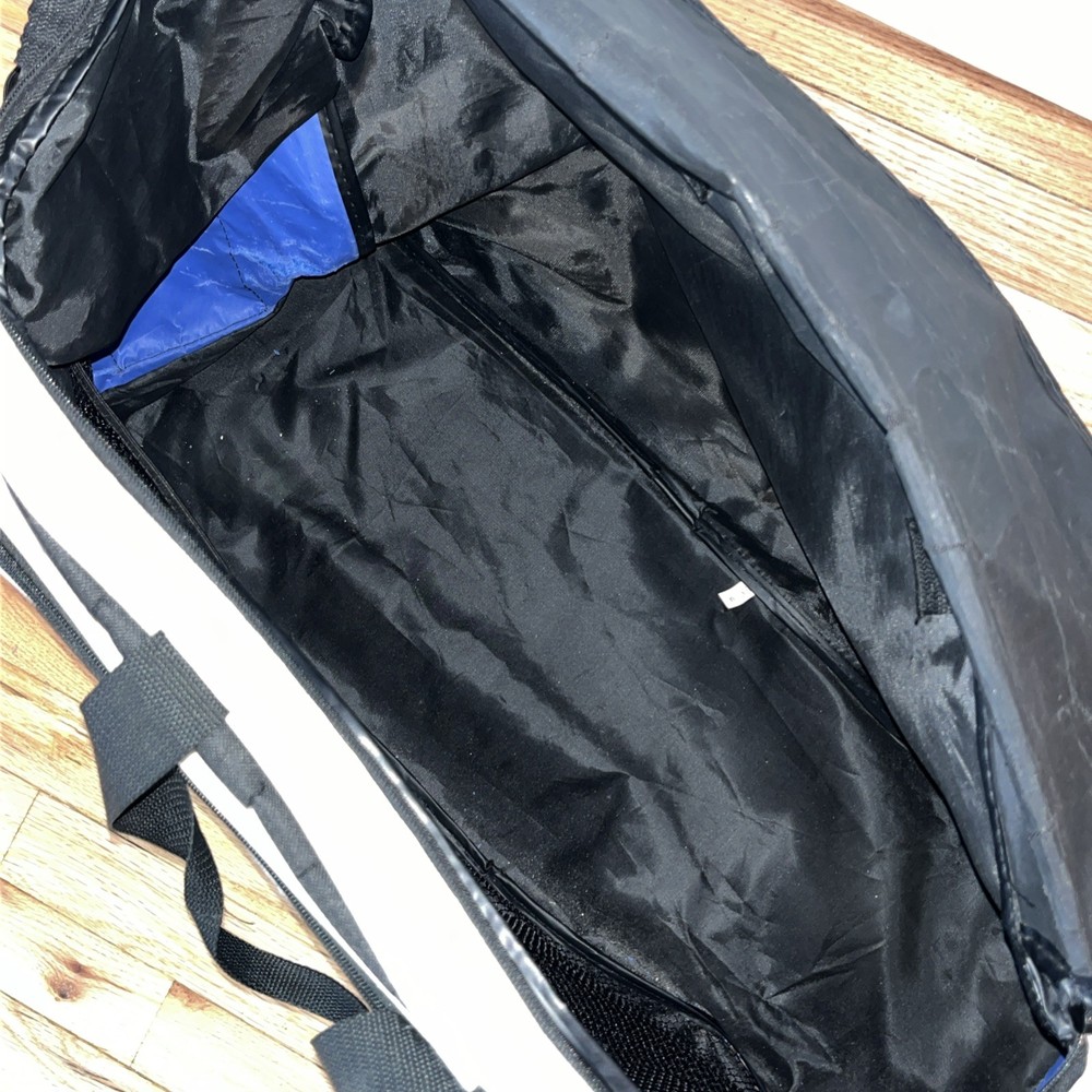 Python Deluxe "Club" Racquetball Bag (Black/Blue) Large No Shoulder Strap