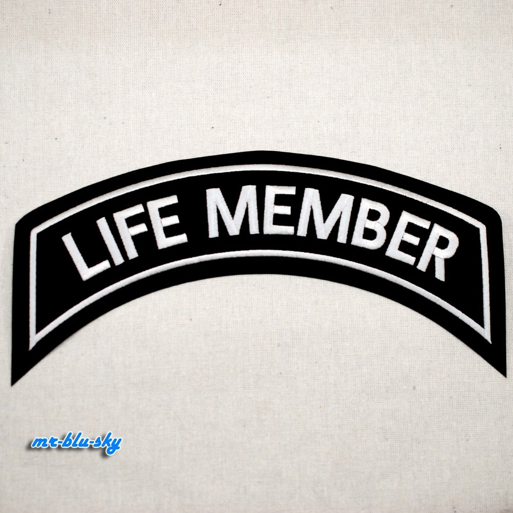 Large Life Member Silver Patch ~ Harley Davidson Owners Group HOG