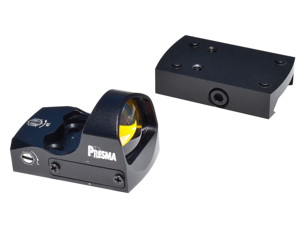 Micro Mini Hunting Shooting Durable Red 4.0 MOA Single Reflex Dot Adaptive Base