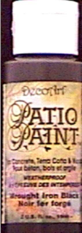 Patio Paint 2oz Wrought Iron Black
