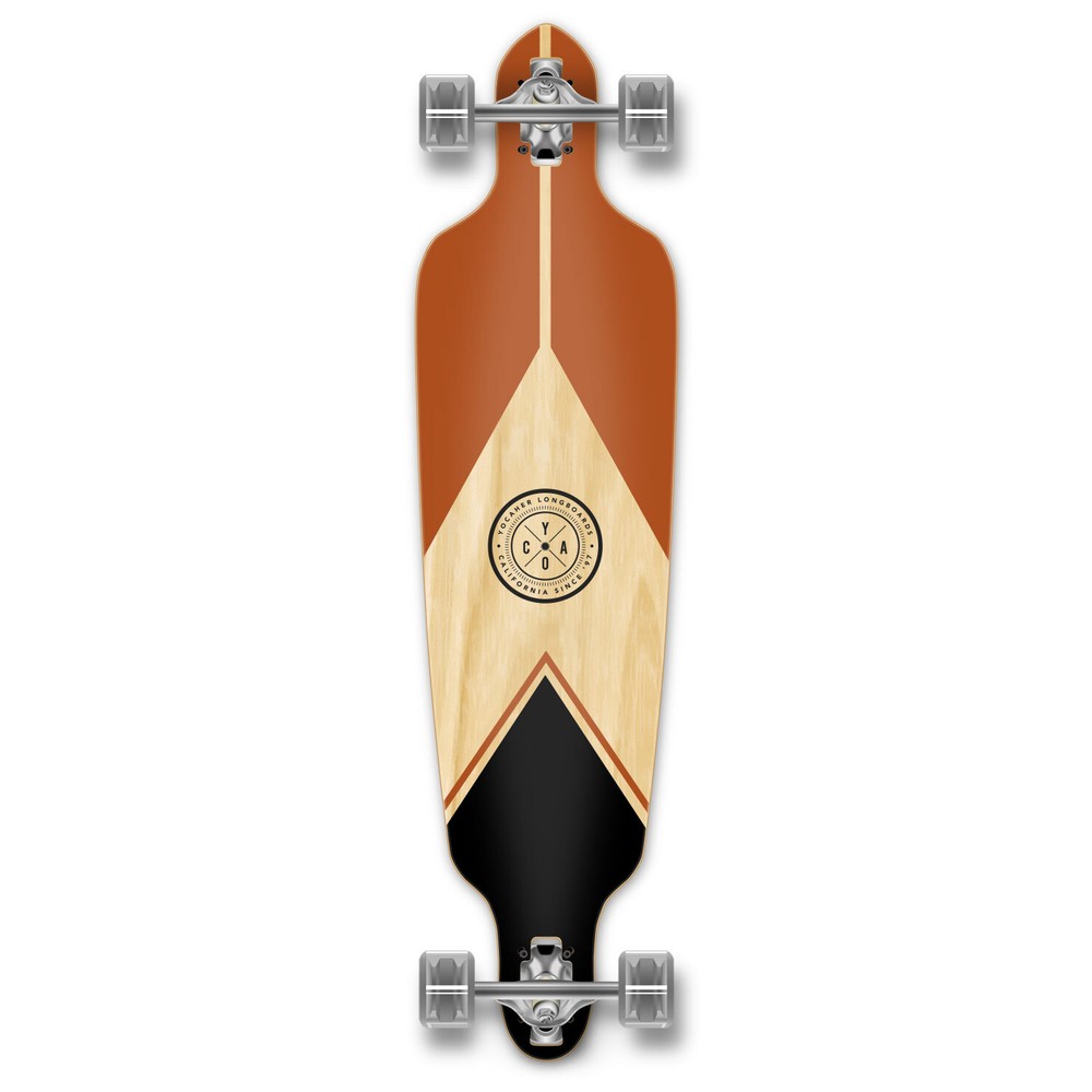 YOCAHER Longboard Complete - Earth Series - Mountain