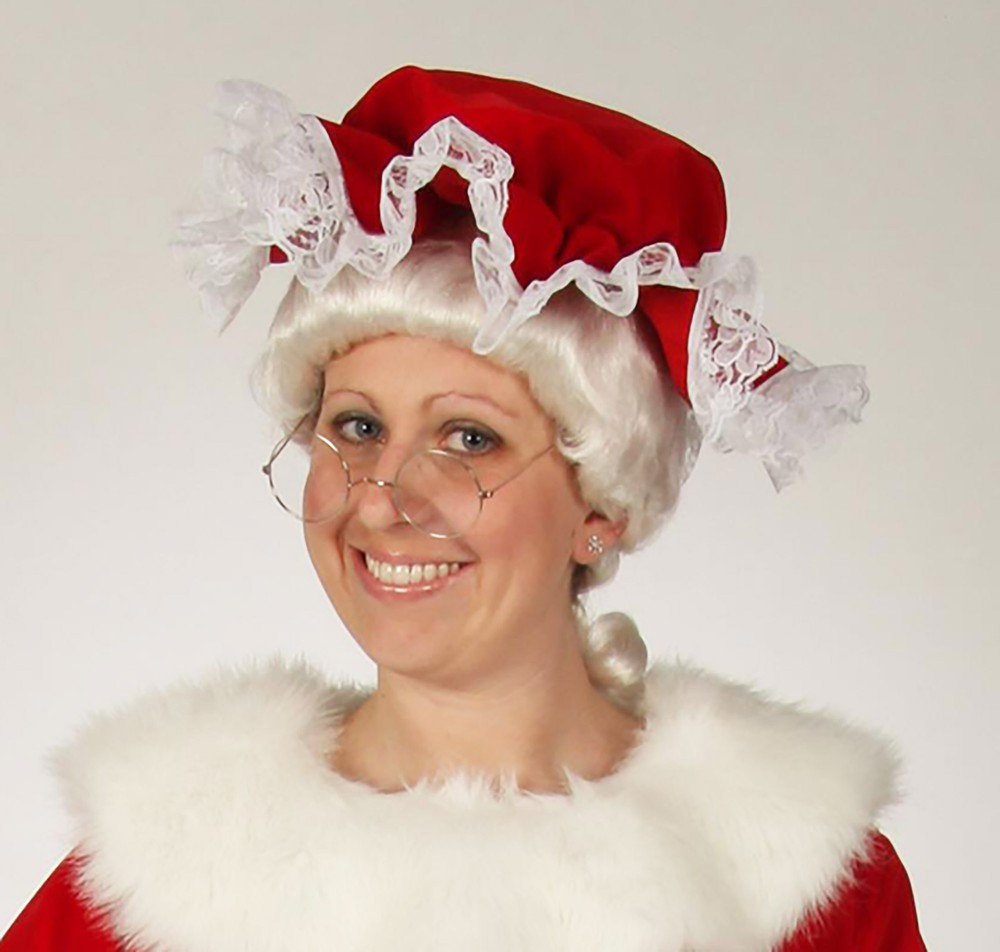Regal Red Mrs. Claus Mop Hat - Halco