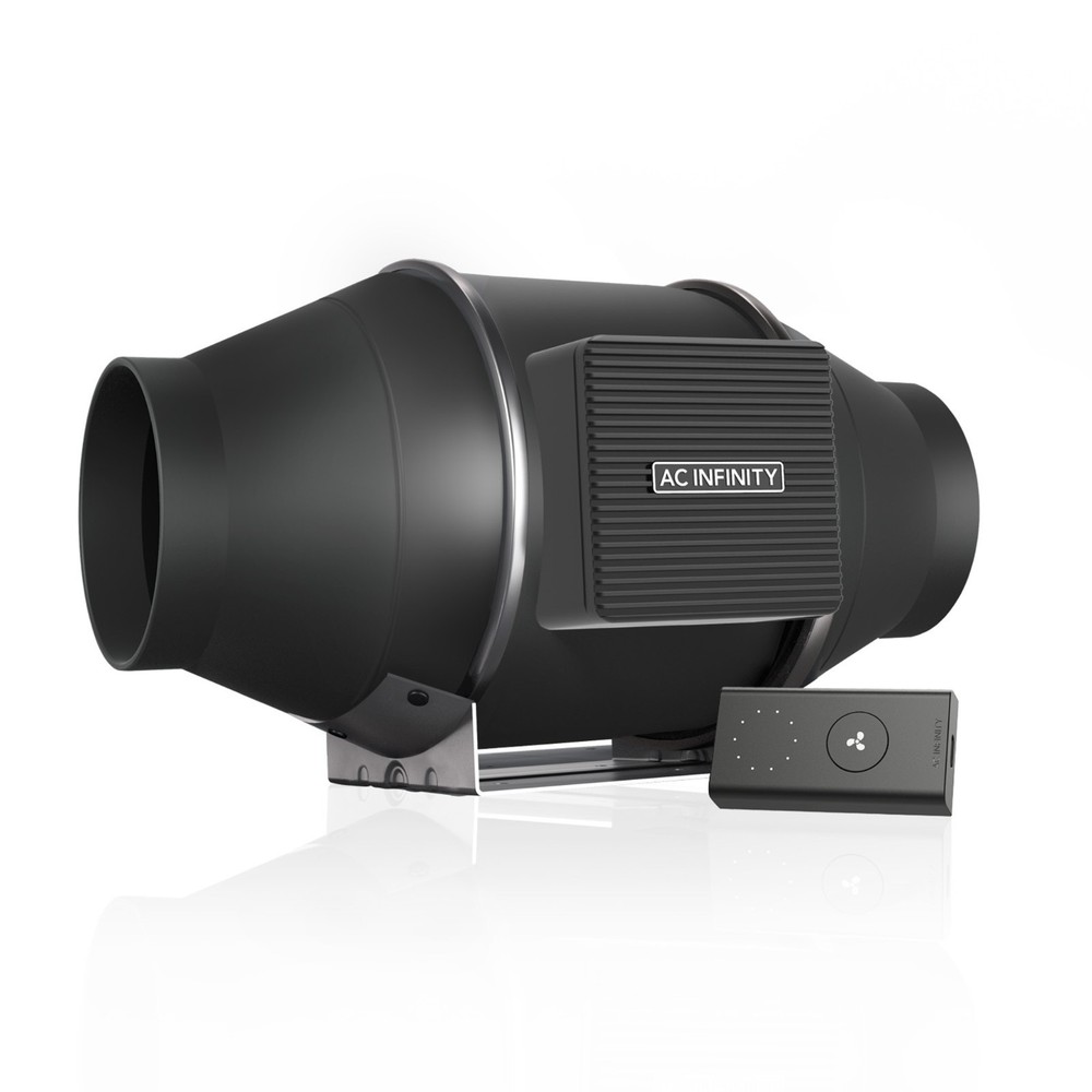 CLOUDLINE S6, QUIET INLINE DUCT FAN SYSTEM WITH SPEED CONTROLLER, 6-INCH AI-CLS6