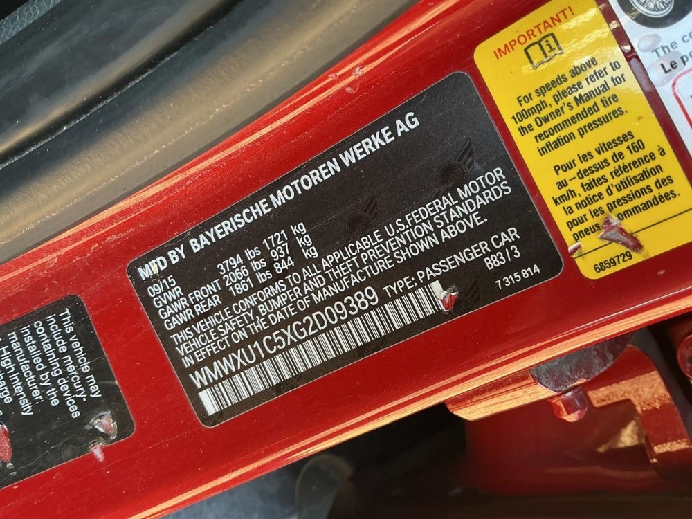 MINI 1 2016 Glove Box 4996888