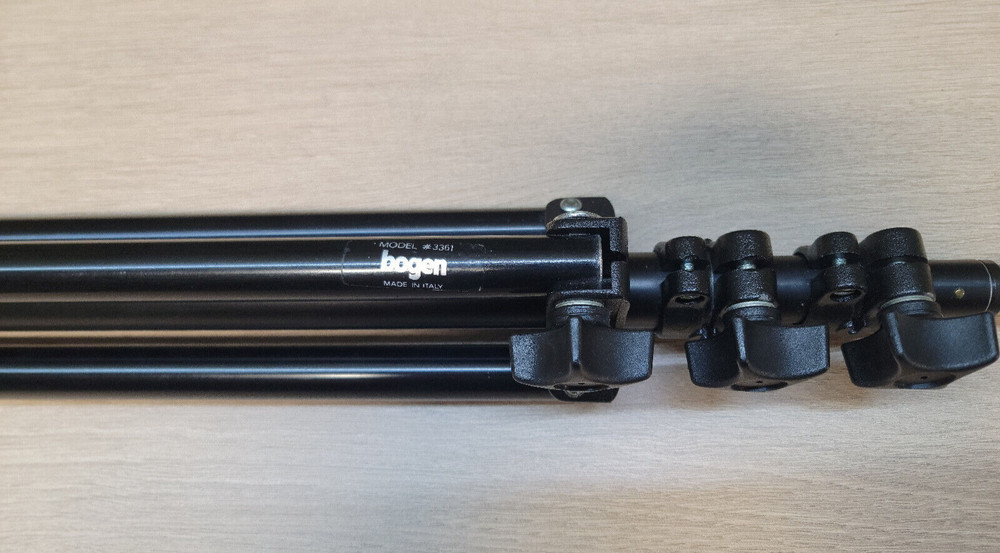 Nice Bogen Manfrotto 3361 Tripod 98" Tall