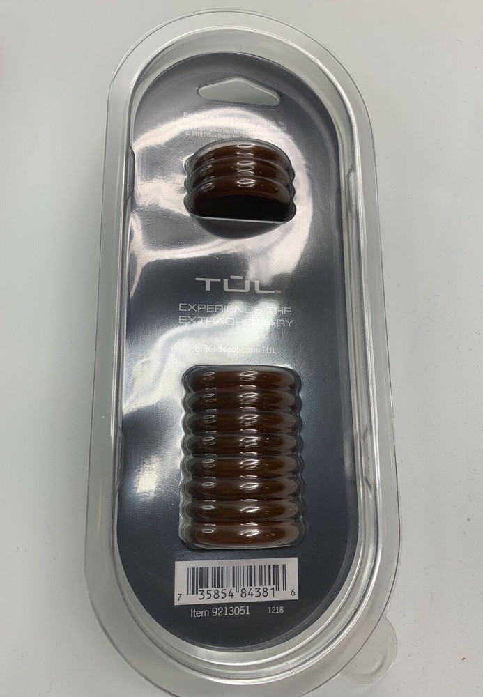 TUL Discbound Expansion Discs, 1", Tortoise Shell, Brown 12 count
