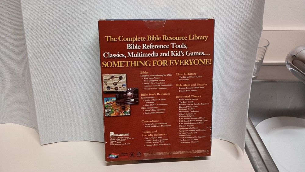 Complete Bible Resource Library Quickverse Products Parsons Tech PC CD 2001