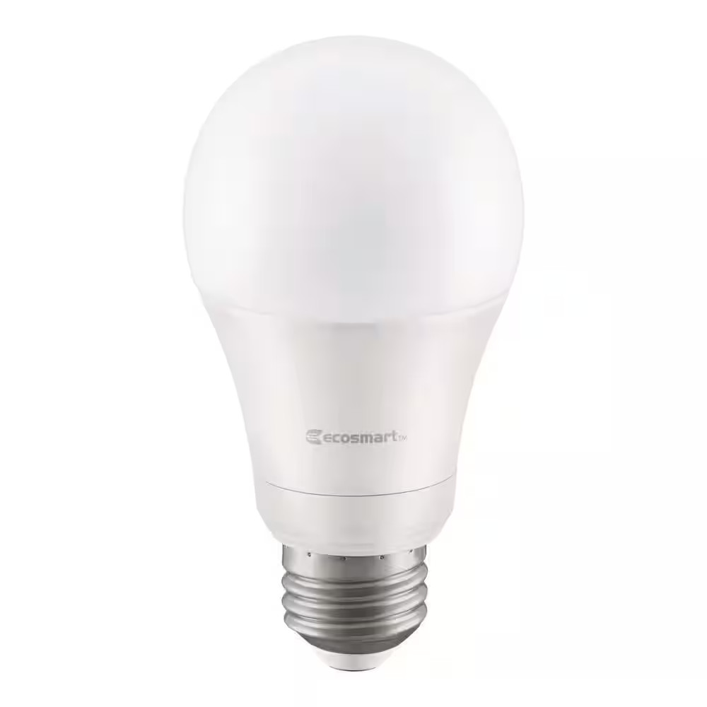 60-Watt Equivalent A19 E26 Base Dimmable LED Light Bulb with Selectable Color Te