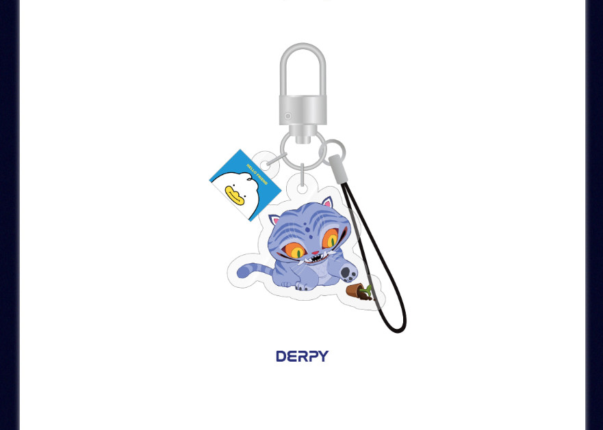 KPOP DEMON HUNTERS OFFICIAL LIGHT STICK KEYRING CHARM