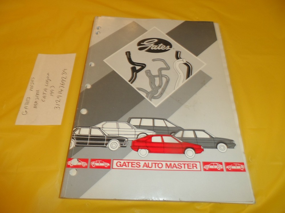GATES  WATER HOSE AUTO MASTER CATALOGUE 1993
