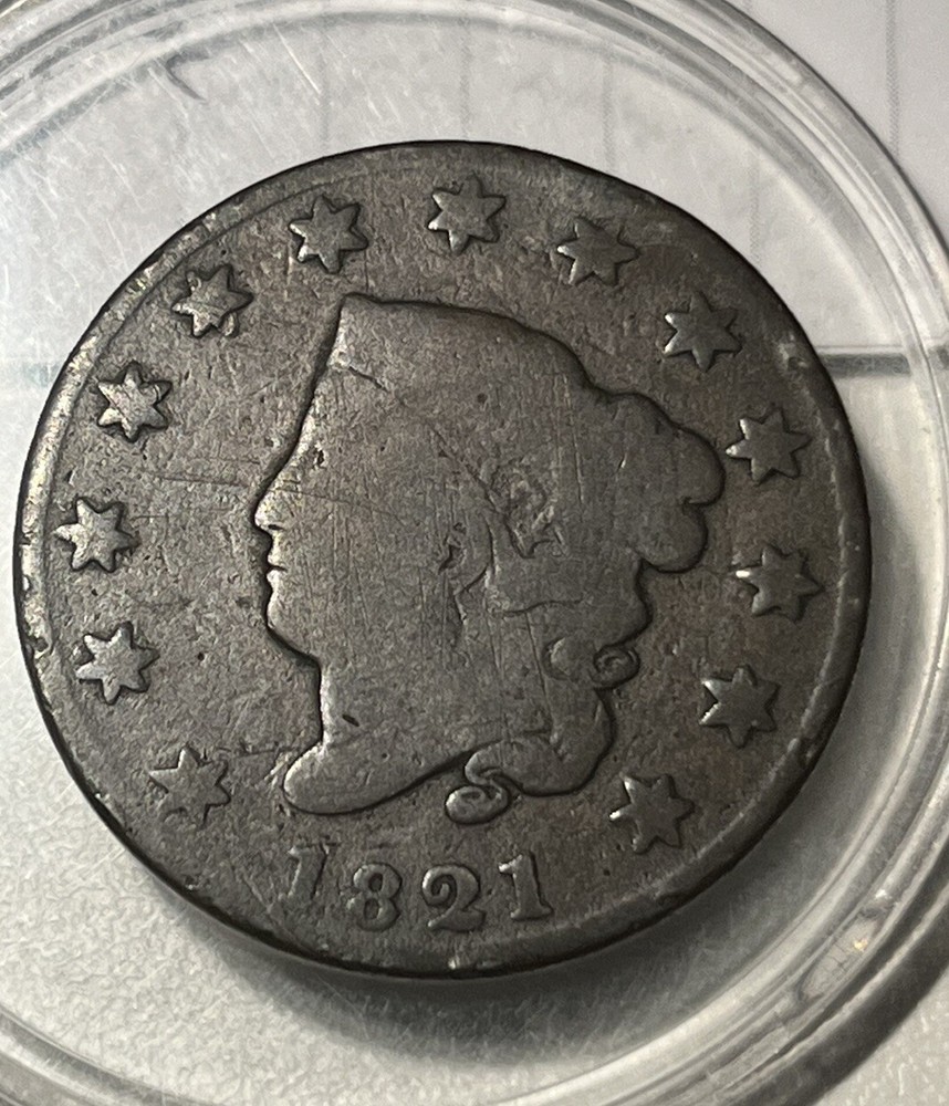 1821 Coronet Head Large Cent