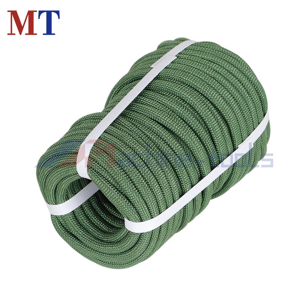 Strong Pulling Rope Braided Polyester Rope 3/8" × 100' 3520Lbs (Armygreen)