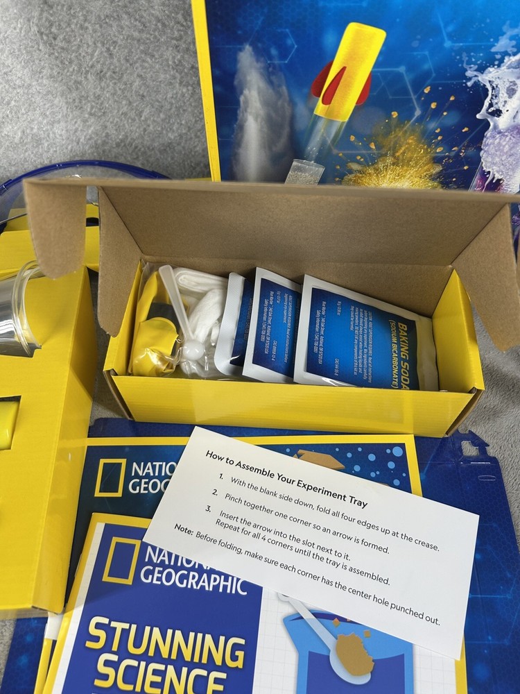 National Geographic Stunning Mega Science Kit with Over 45 Easy Experiments
