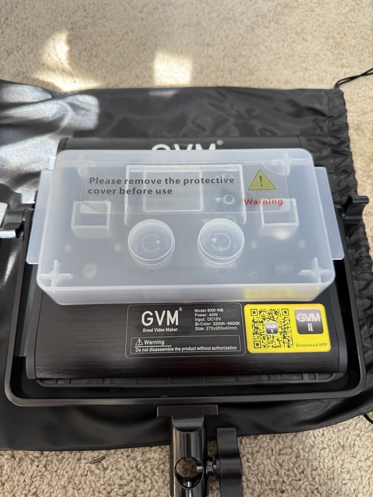 GVM 800D-RGB LED Light Panel (2-Light Kit)