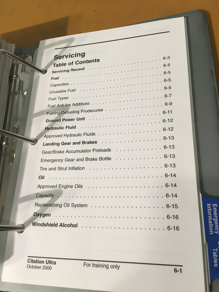 Citation Ultra Cockpit Reference Handbook