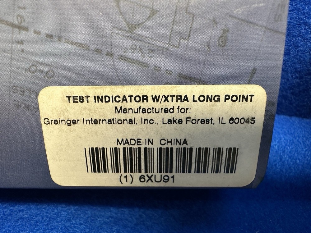 WESTWARD Horizontal Dial Test Indicator, 6XU91