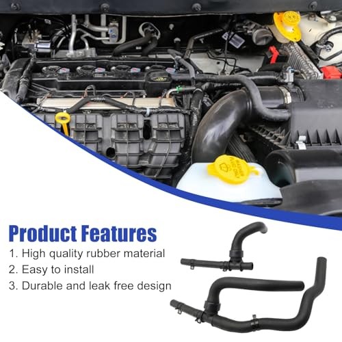 Heater Hose Set With TEE Supply-Return Compatible with Dodge Journey 2.4 VVT