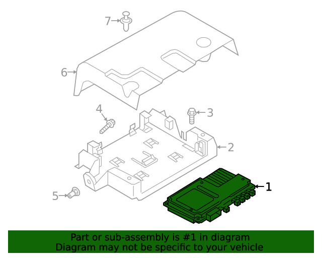 Genuine Audi Control Module 83A-907-428-E
