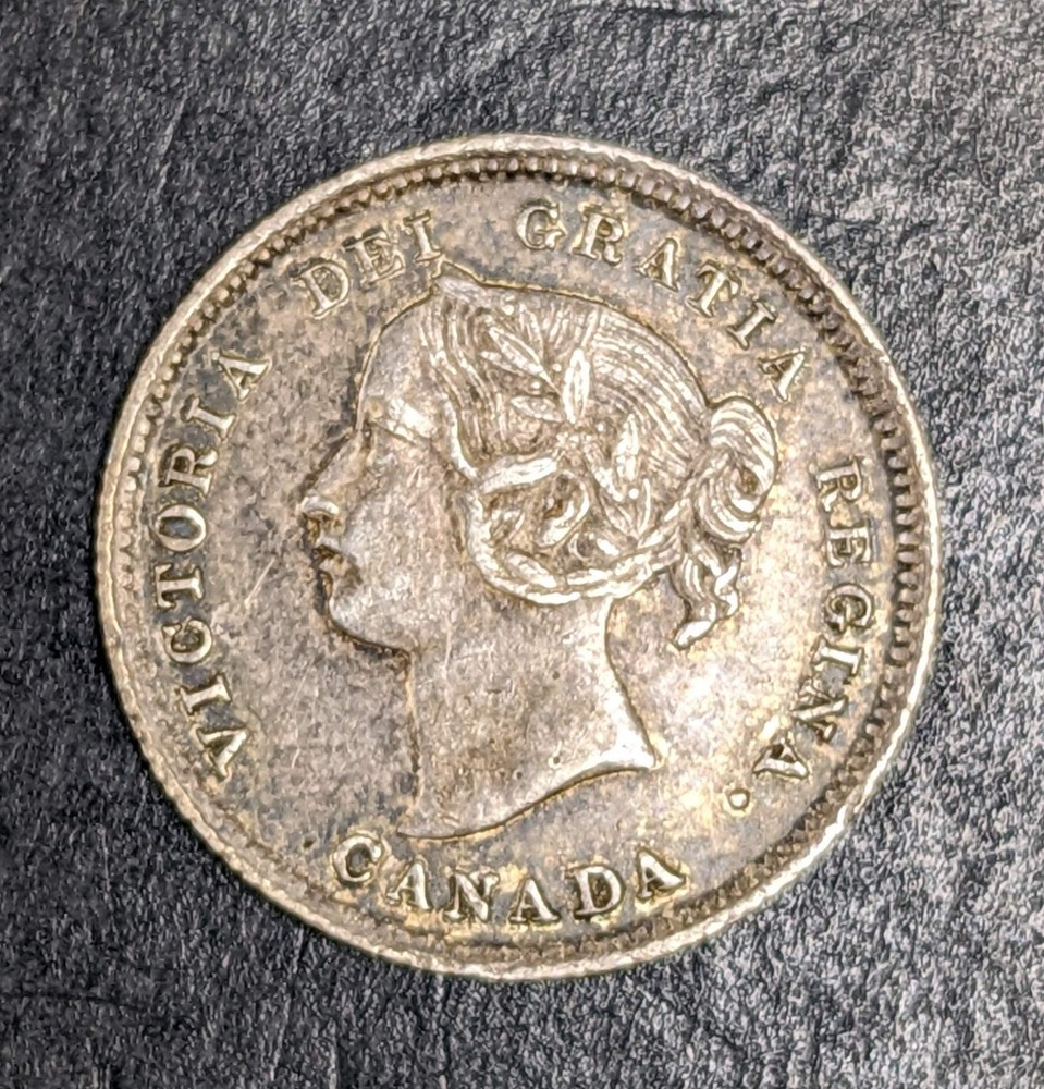1899 Canada 5 Cent Silver Victoria