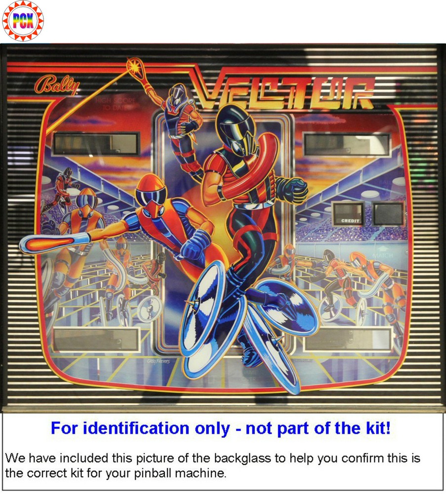 1982 Bally Vector Pinball Rubber Ring Kit